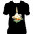Foscous Black Color MenS Printed Cotton T-Shirt - Hectorpolis