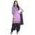Aaina Purple Cotton Embroidered Suits (SB-2891) (Unstitched)