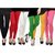 Pack of 6 Lycra Leggings - Black/Red/White/Green/Yellow/Magenta