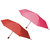 Brandtrendz Pakiza Pink  Red 3 Fold Umbrella (Set of 2)