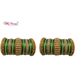 Green chura bridal sales