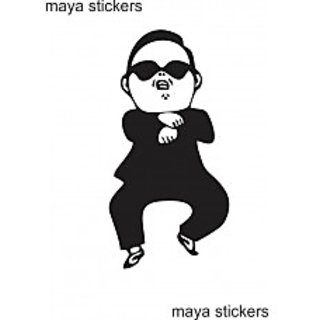 PSY Gangnam style sticker decal for bikes / cars and laptop