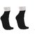 FNB Black-Soft touch-Cotton-Women Ankle Length Socks(PACK OF 2)