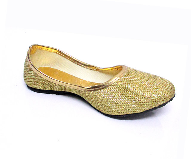 Golden store belly shoes