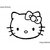 Hello kitty sticker for cars