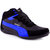Stylos Mens Black & Blue Lace-up Casual Shoes