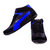Stylos Mens Black & Blue Lace-up Casual Shoes