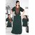 Womens Embroidered Night Gown Green Nighty daily Lounge wear 1013 Night Dress