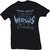 Teeforme Graphic Print Mens Round Neck 100 cotton T-Shirt in black colour