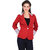 Sierra Women Maroom Red lace color slim fit blazer