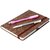 Modabook Brown Premium Leatherite A5 Hrad Bound Notebook With 1Usb Light 1Pen