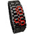 Samurai Rectangle Dial Black Metal Strap Unisex Automatic Watch