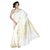 Pure Vanaras White Jute Net Handloom Sarees