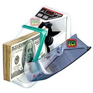 CROWN Portable Currency Note Counting Machine Money Counter, Battery  Ac