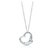 Silver Plated Small HEART Necklace Pendant, Stylish GIFT for Women  GIRLS