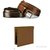 men combo black brown belt and brown leather wallet a pure leather combo