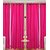 Geo Nature Eyelet rani pink door Curtains size-4X7 set of 4 (CR081)