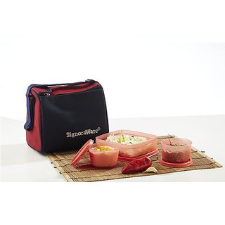 Signoraware Best Lunch Box With Insulated Bag