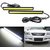 Xenon White Car COB LED DRL Daytime Running Lamps Fog Light