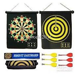 Welkin Magnetic Dart Board 19 Inch Long 17 Inch Broad With 6 Dart Pins