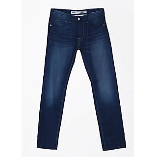 Buy Indigo Jeanscode Men's 100% Cotton Slim Fit Indigo Jeans Online @ ₹2100  from ShopClues