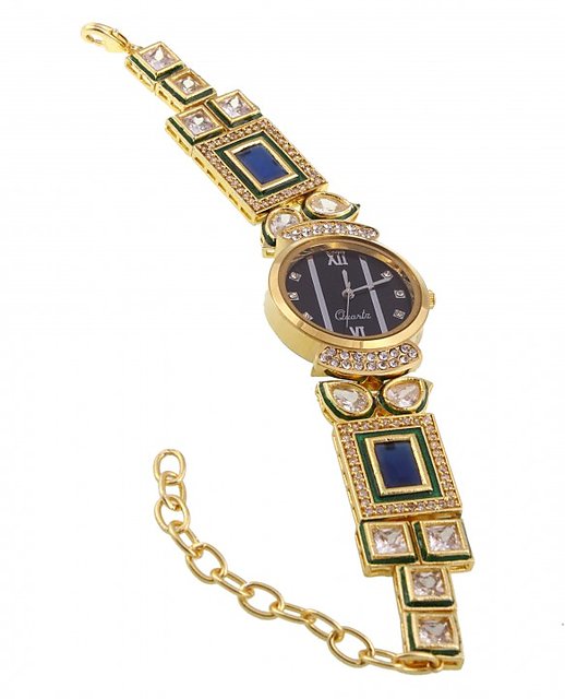 Kundan ladies hot sale wrist watch