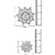 Mahi Crystal Floral Burst Rhodium Plated Pendant Set For Women Nl1102717r 