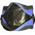 Apnav Black-Blue Drum-Shaped Gym Bag