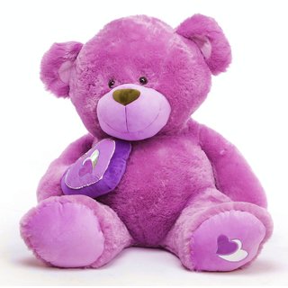 purple color teddy bear