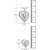 Mahi Crystal Heart Rhodium Plated Pendant Set for Women NL1102722R