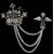 men women unisex brooch crown
