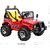 BWILD Hurricane Wide Seater Red  Yellow Jeep