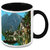 Homesogood People Appreciating Beautiful Nature White Ceramic Coffee Mug - 325 Ml