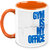 Homesogood Gym Is Where I Work Office Quote White Ceramic Coffee Mug - 325 Ml