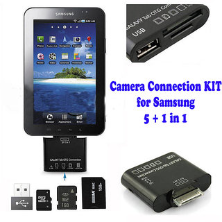 Gadget Hero's OTG 5+1 In1 Camera Connection KIT For Samsung Galaxy Tab P7500 P7510 P7300 P7310
