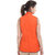 Jaipur Kurti Reversible Pure Cotton Black and Orange Sleeveless Quilted Jacket