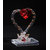 AnasaDecor Crystal Red Heart