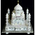Pooja Creation White Marble Taj Mahal - Shah Jahans Memorial of Love for his Wife Mumtaz Mahal