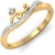 14k Hallmark Yellow Gold Ring with Certified Diamonds