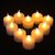 Lowprice Online Set Of 6 Flame Less Battery Operated Tea Light Candles/Led Candles/Party Candles - White (Natural Flame)