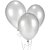 Metallic Balloons (WHITE)- Pack of 50