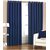 Geo Nature DESIGN HOME Eyelet blue curtains set of 2 (C1R022)