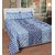 Home Castle 154-TC Cotton Premium Designer 150 Thread Count Double Bedsheet With 2 Pillow Covers (Set of 1)