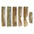 Prakrita Handicraft Pack of 6 Comb Made of Neem Wood
