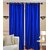 Geo Nature DESIGN HOME Eyelet blue door curtains set of 2 (C1R025)