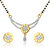 Mahi Gold Plated Shades of Love Mangalsutra set with CZ for Women NL1106003G