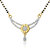 Mahi Gold Plated Shades of Love Mangalsutra set with CZ for Women NL1106003G