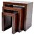 Altavista Nest Of Tables Cube Shape (Mahogany Finish)