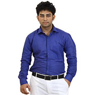 royal blue party wear shirt