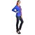 Klick2Style Dual Color Full Sleeve Button TOP-2044-Red-Blu